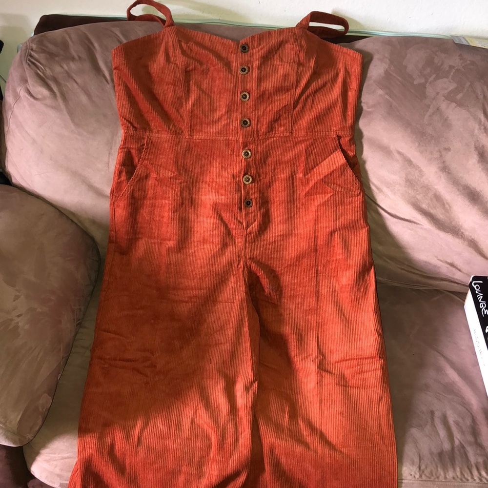 Corduroy jumpsuit - Picture 3 of 5